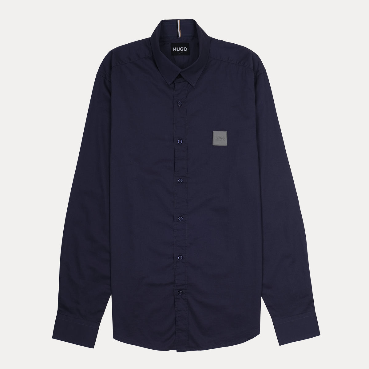 HUGO Twilight Sapphire Classic Fit Long Sleeve Button-Up Shirt
