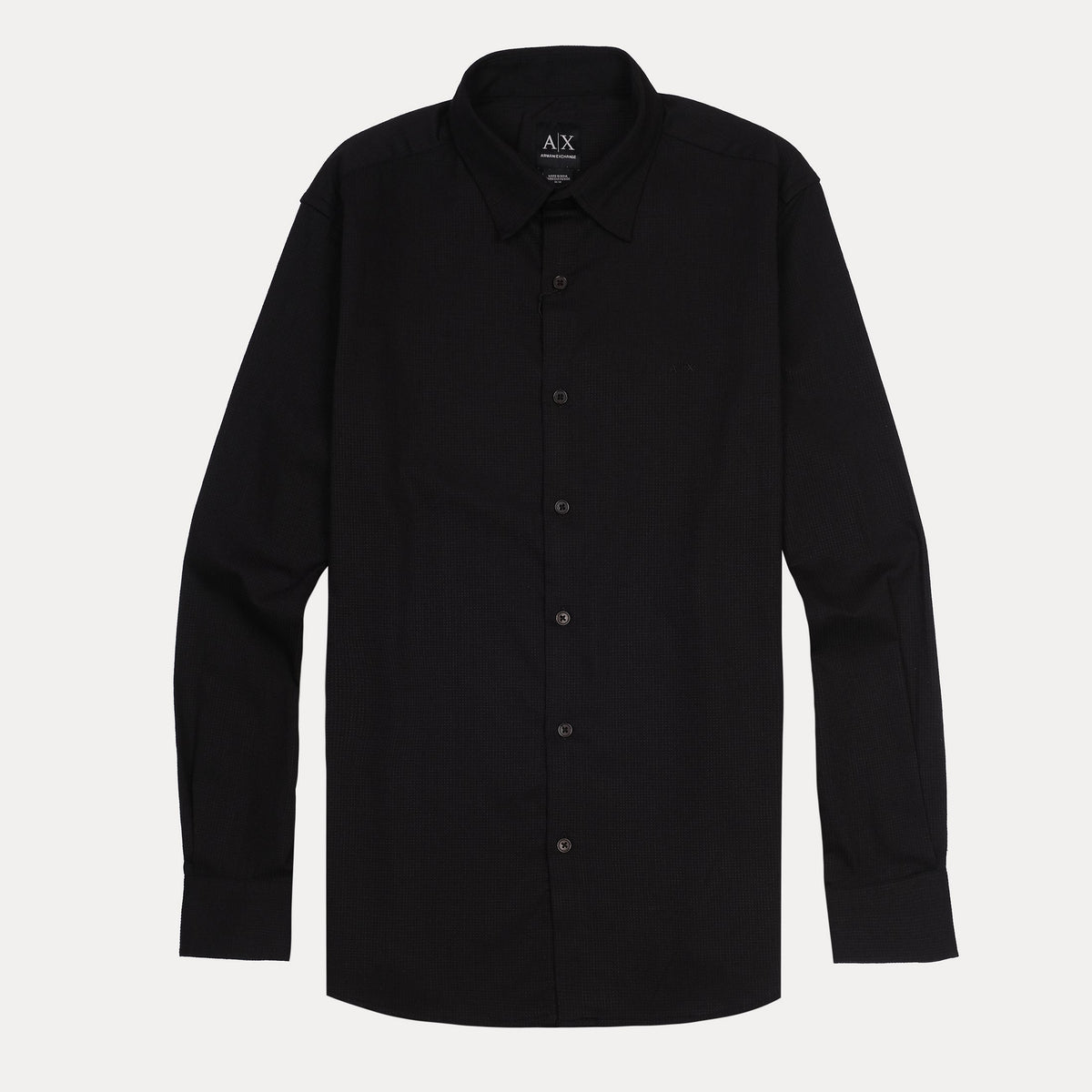 Armani Exchange Elegant Midnight Button-Up Shirt