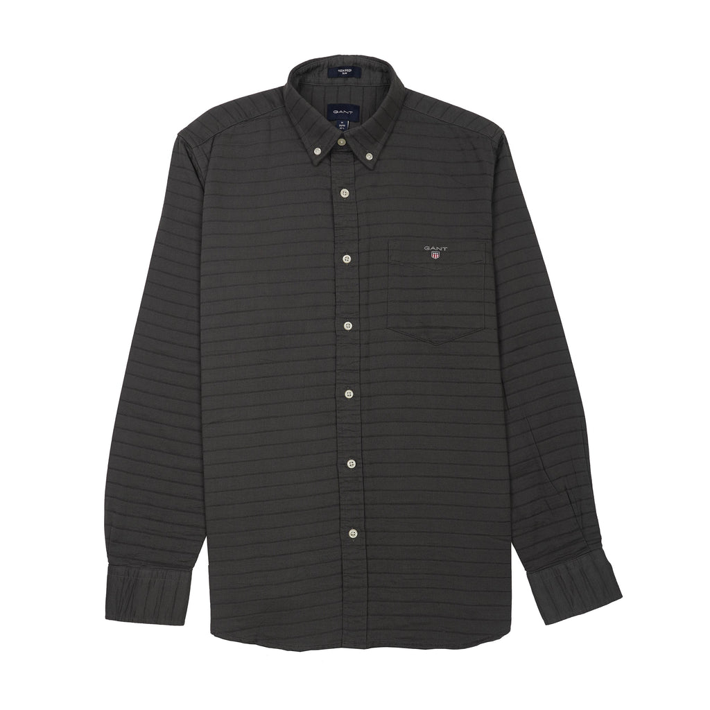 GANT Prismatic Onyx Whisper Tailored Fit Long Sleeve Button-Down Shirt