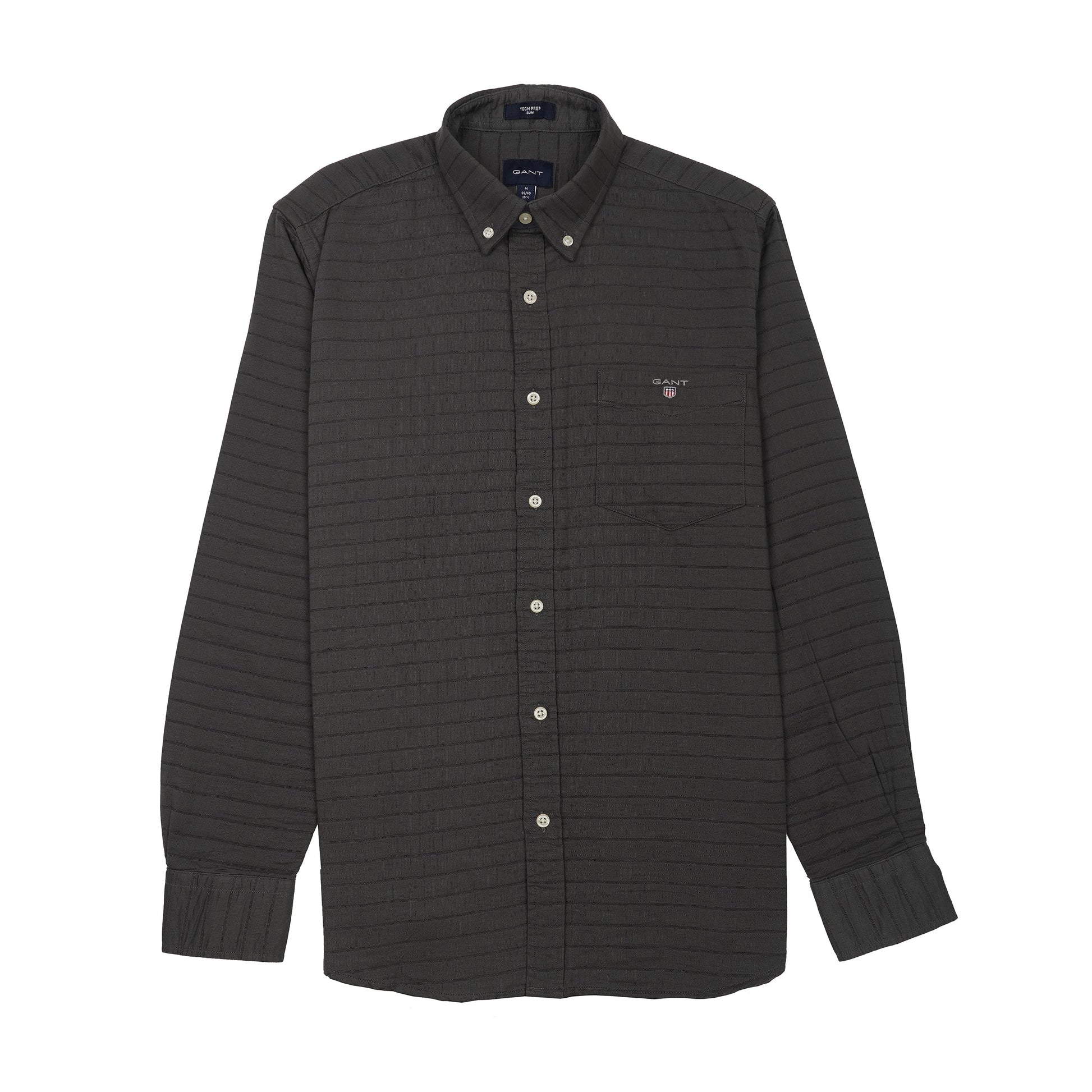 GANT Prismatic Onyx Whisper Tailored Fit Long Sleeve Button-Down Shirt