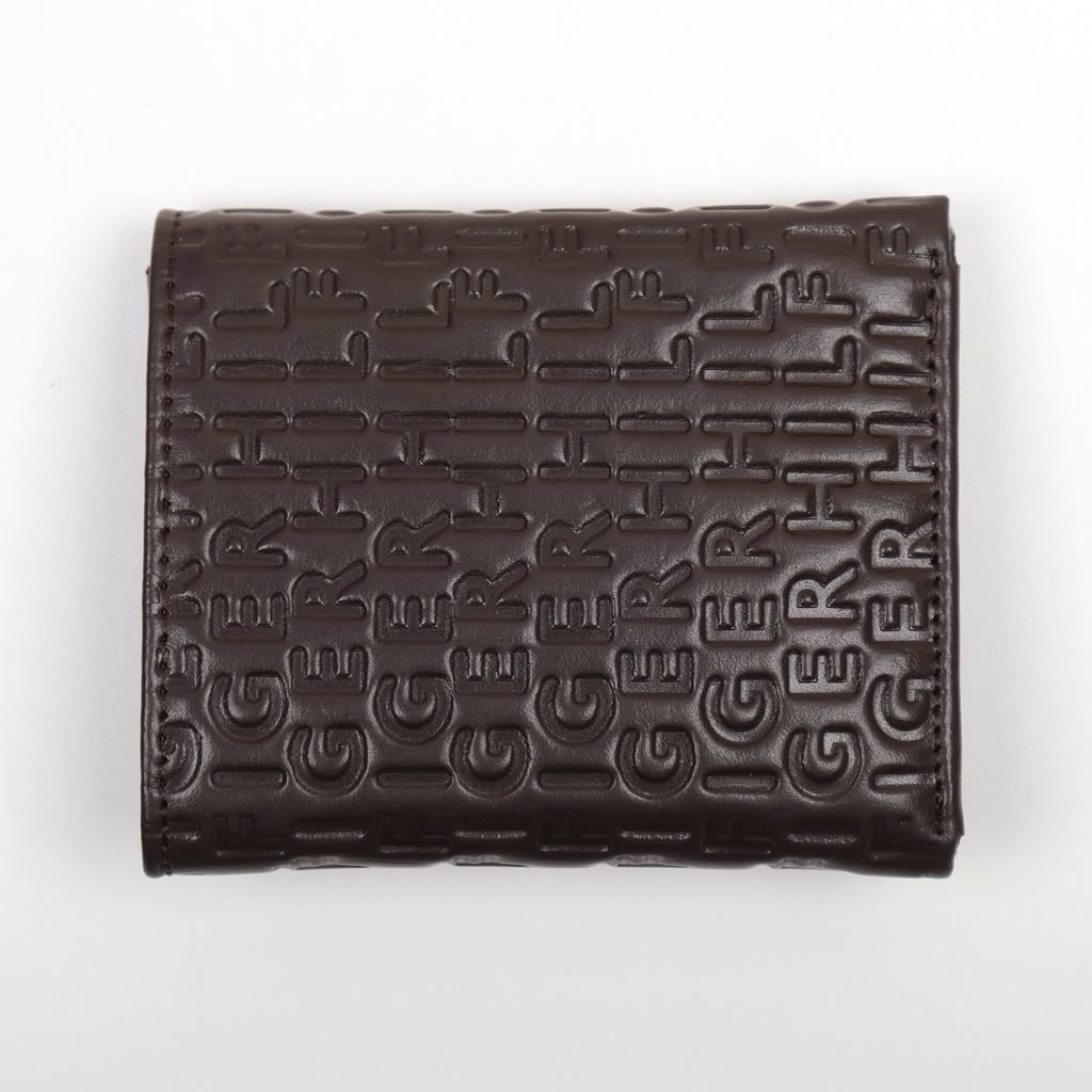 TOMMY HILFIGER Elegant Espresso Leather Wallet