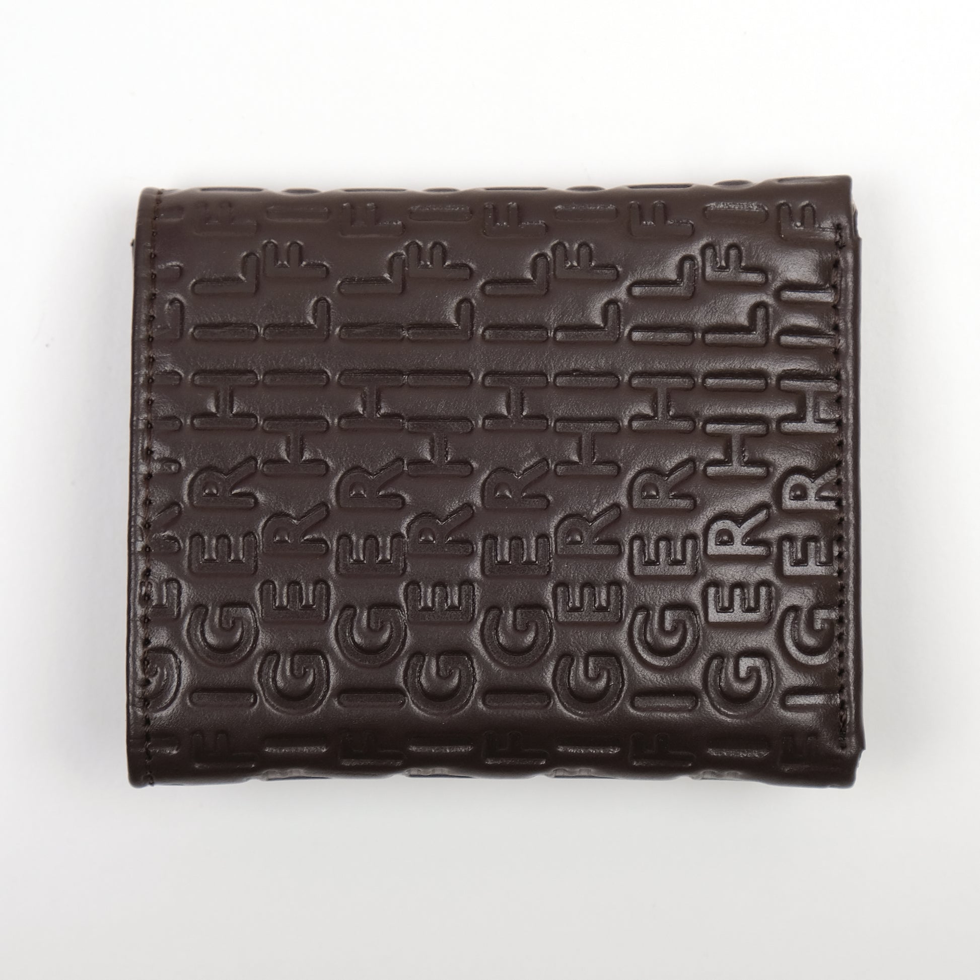 TOMMY HILFIGER Elegant Espresso Leather Wallet