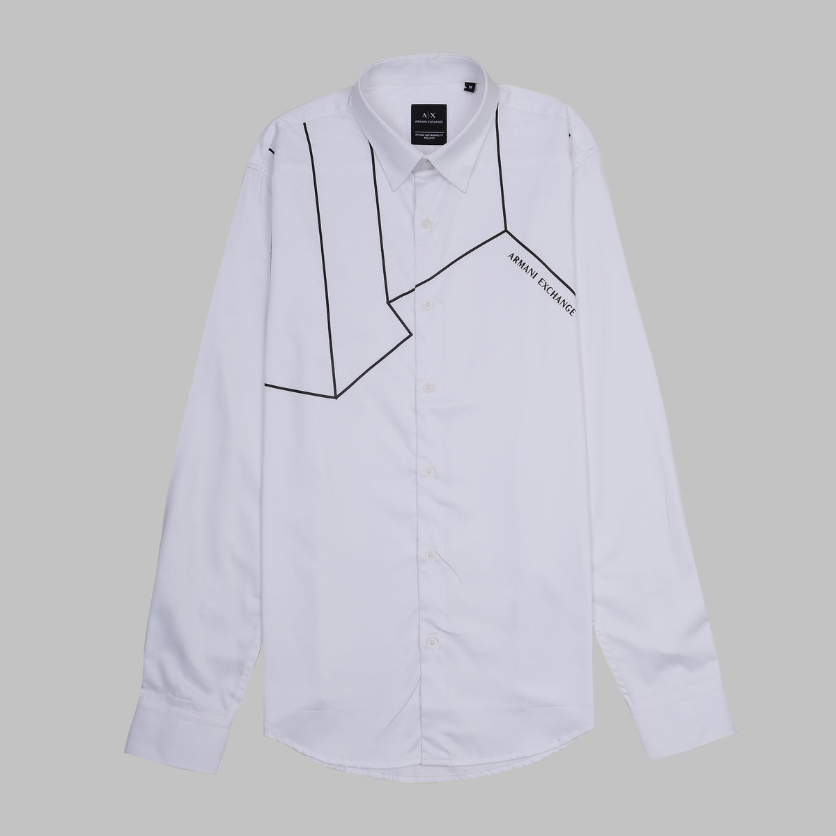 ARMANI EXCHANGE Ethereal Pearl Classic Fit Long Sleeve Shirt