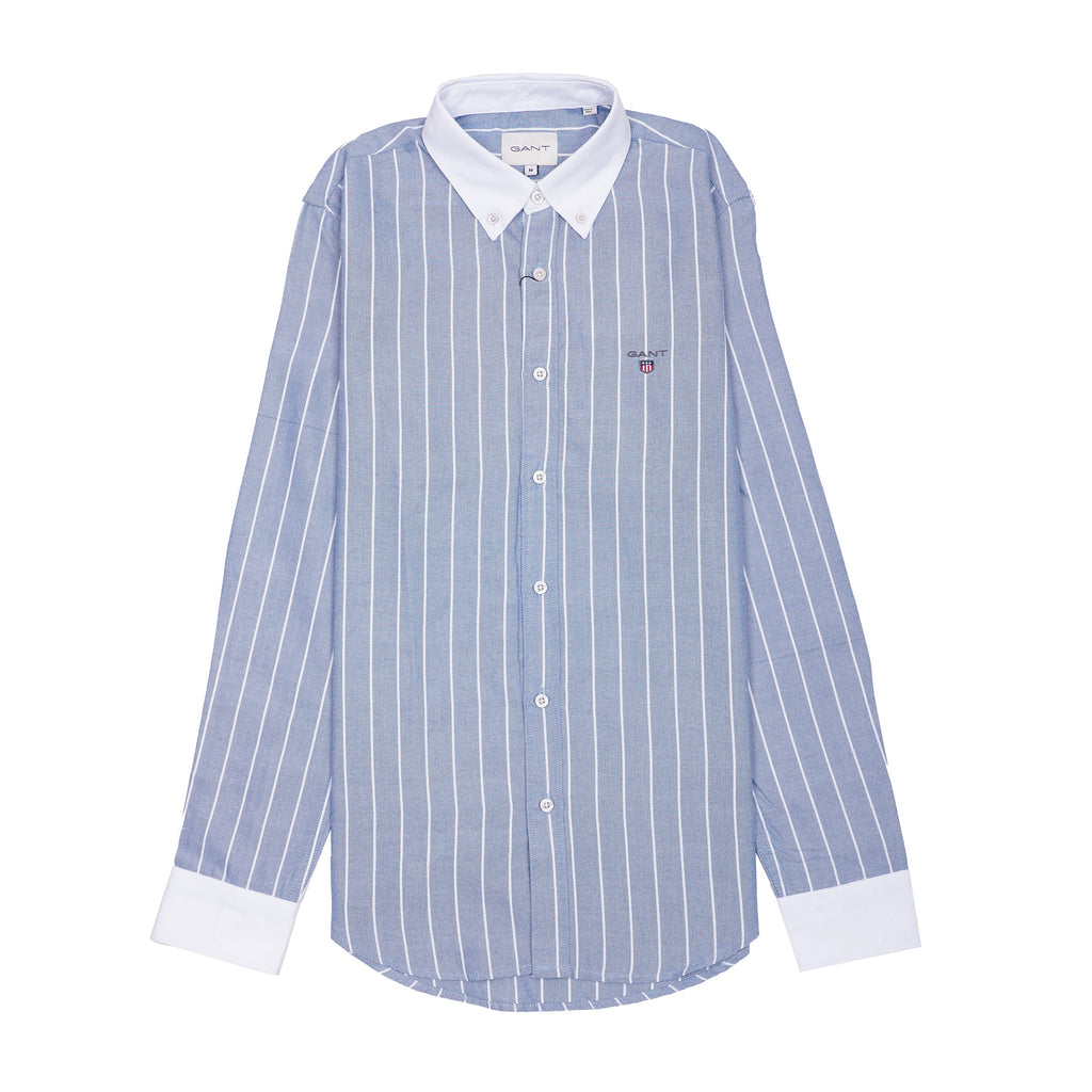 GANT Opulent Teal Tailored Fit Long Sleeve Button-Up Shirt