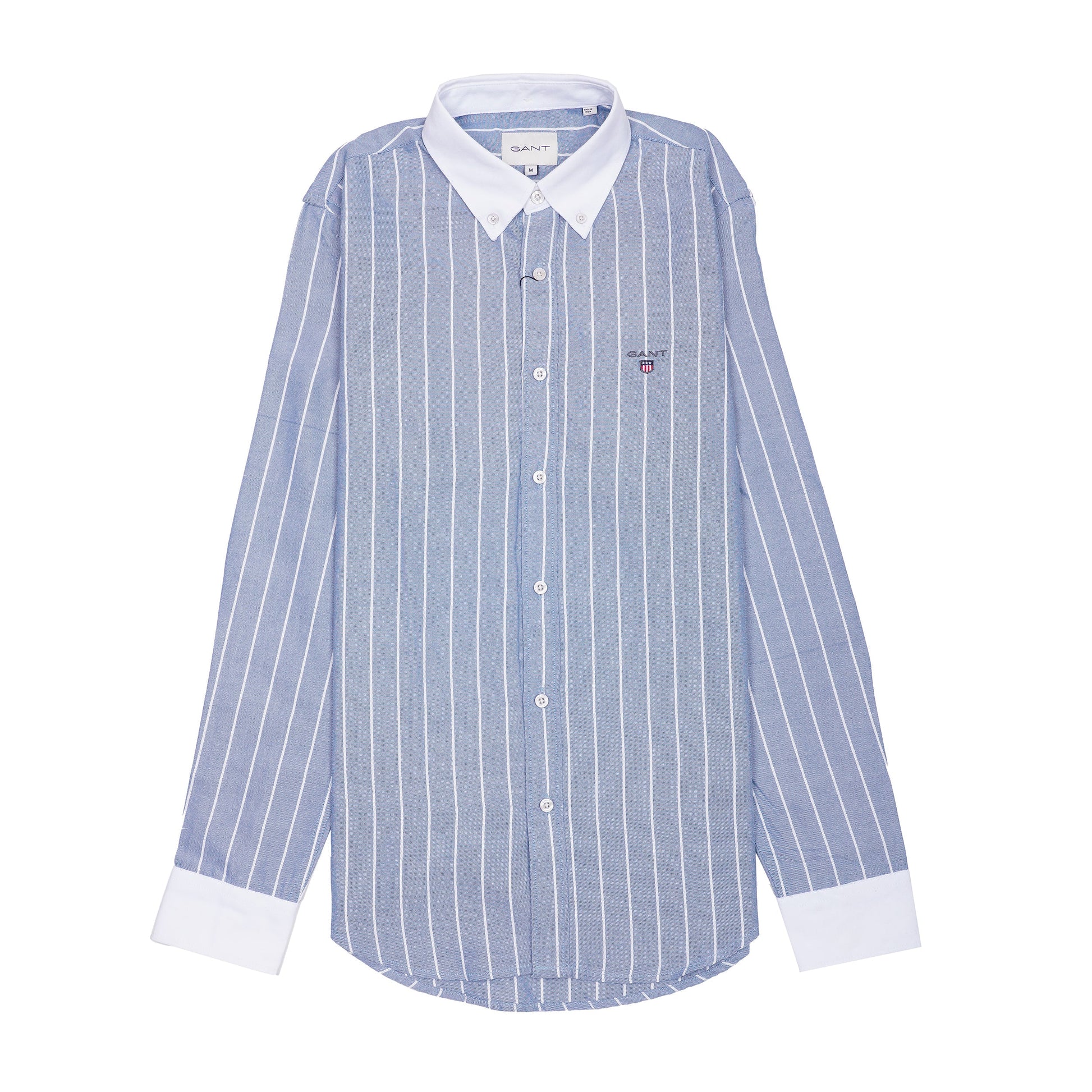GANT Opulent Teal Tailored Fit Long Sleeve Button-Up Shirt