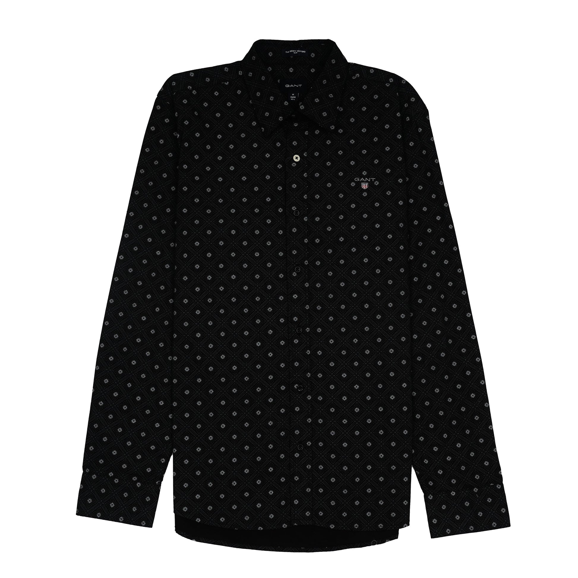 GANT Astral Cobalt Echo Classic Fit Long Sleeve Shirt