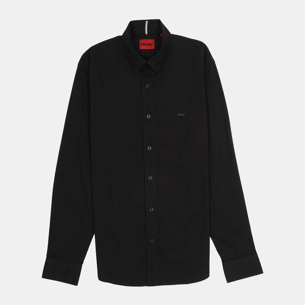 HUGO Onyx Shadow Tailored Fit Long Sleeve Button-Up Shirt