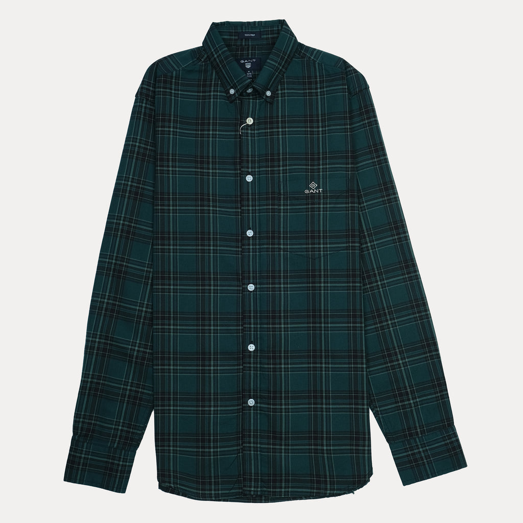 GANT Tech Prep Plaid Long Sleeve Shirt