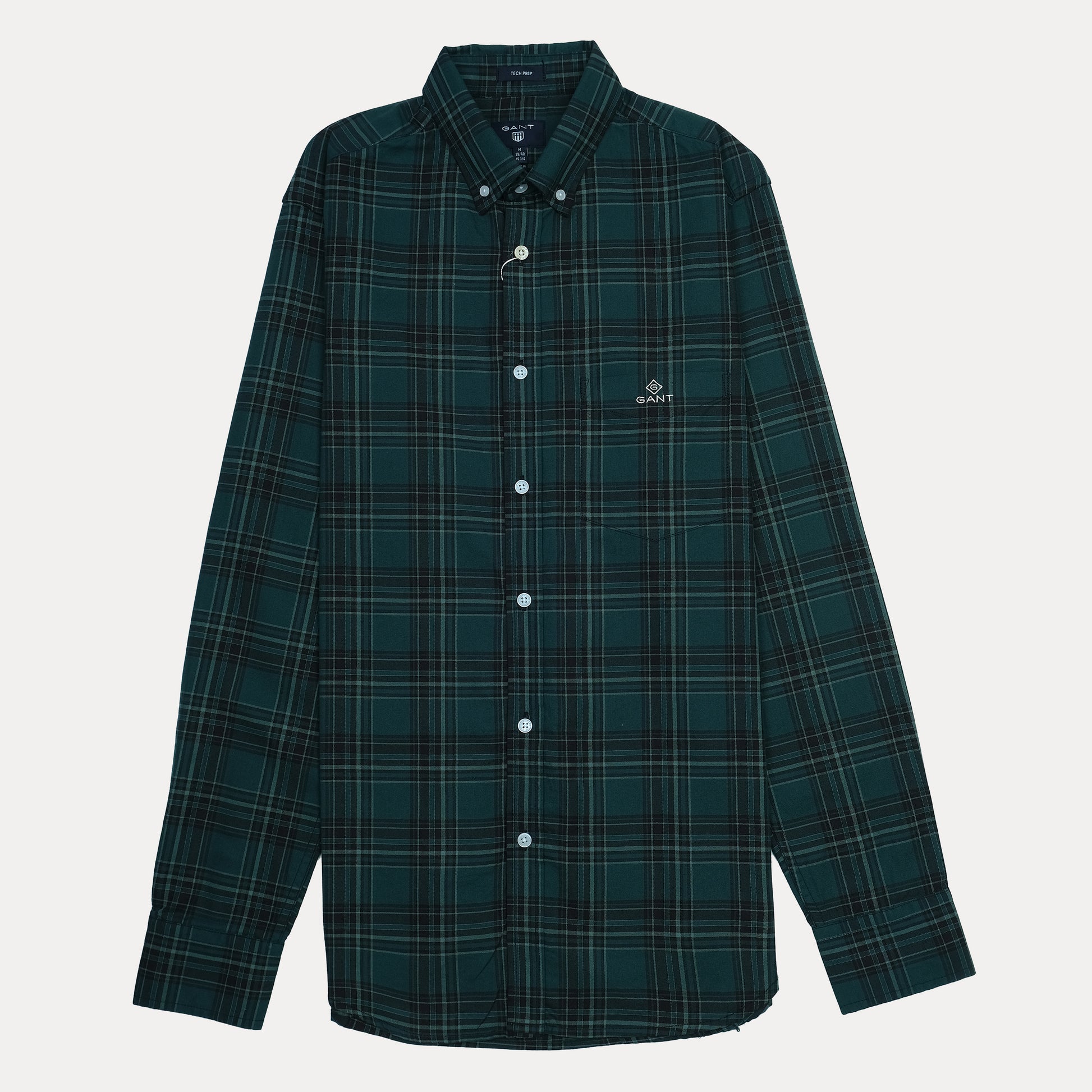 GANT Tech Prep Plaid Long Sleeve Shirt