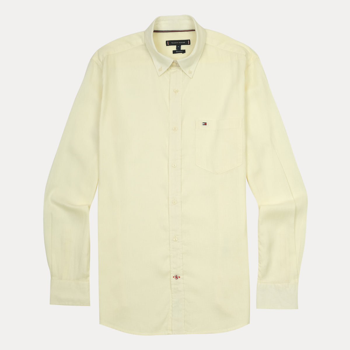 Tommy Hilfiger Effervescent Lemon Button-Up Shirt