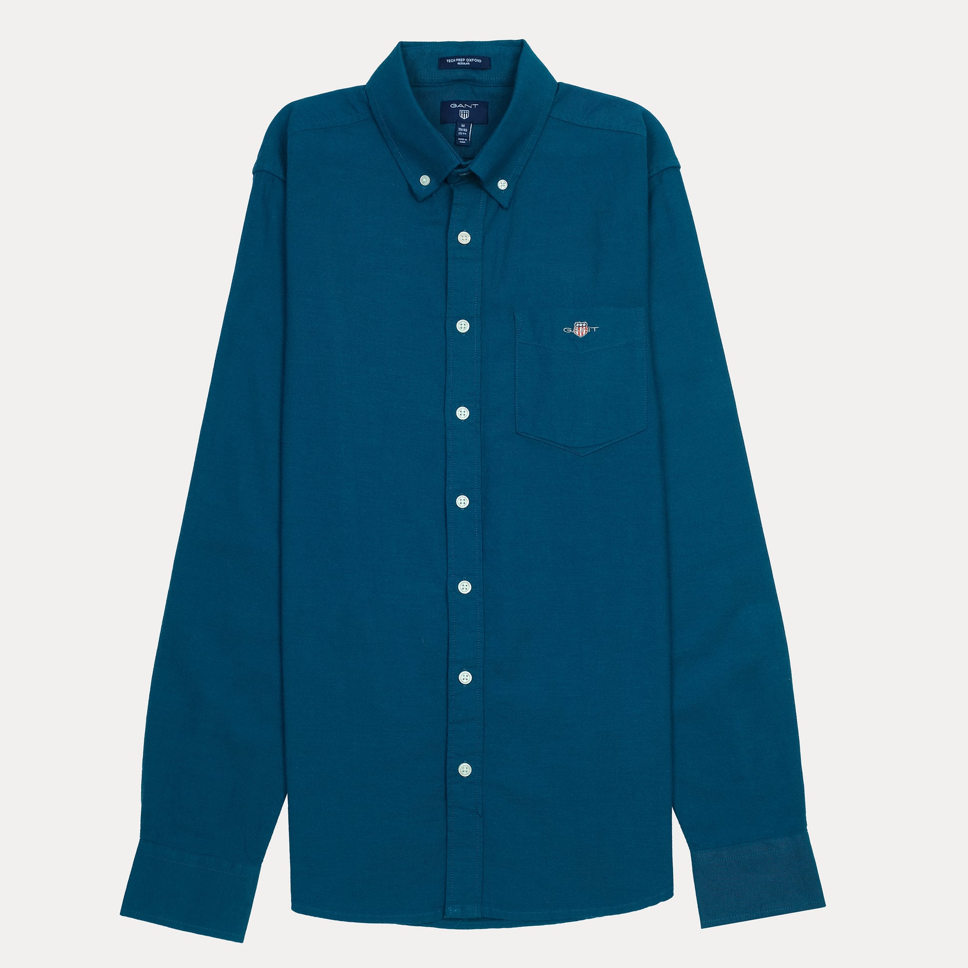 GANT Tech Prep Oxford Shirt in Oceanic Teal - Effortlessly Stylish and Versatile
