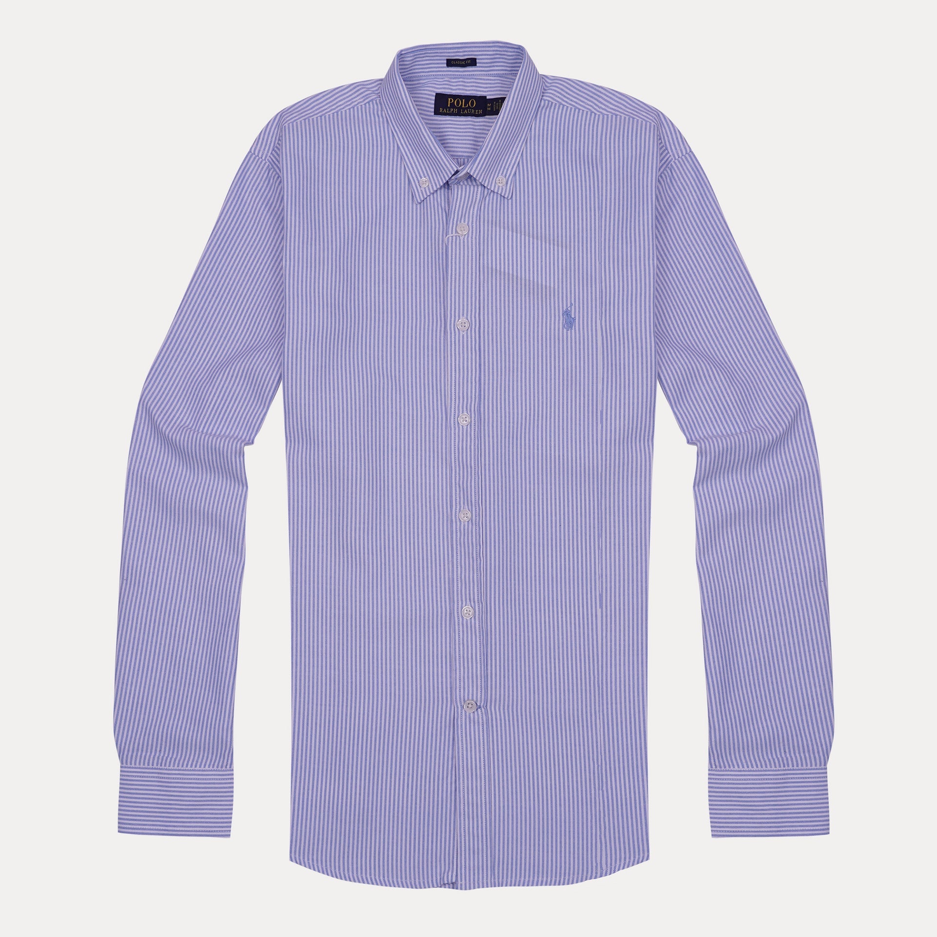 POLO RALPH LAUREN Serene Aqua Tailored Fit Long Sleeve Button-Down Shirt
