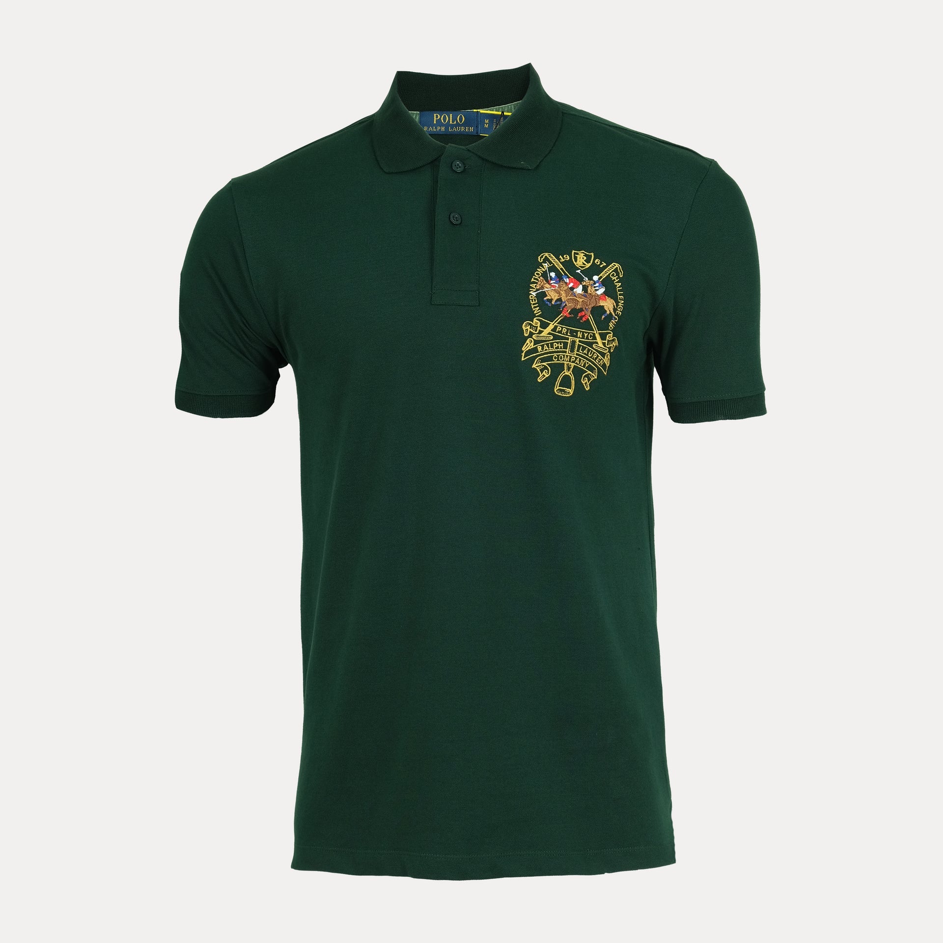 POLO RALPH LAUREN Enchanted Forest Tailored Fit Short Sleeve Piqué Polo Shirt
