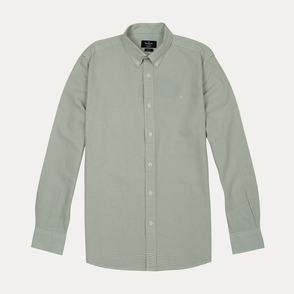 HACKETT Enchanted Fern Tailored Fit Long Sleeve Check Shirt