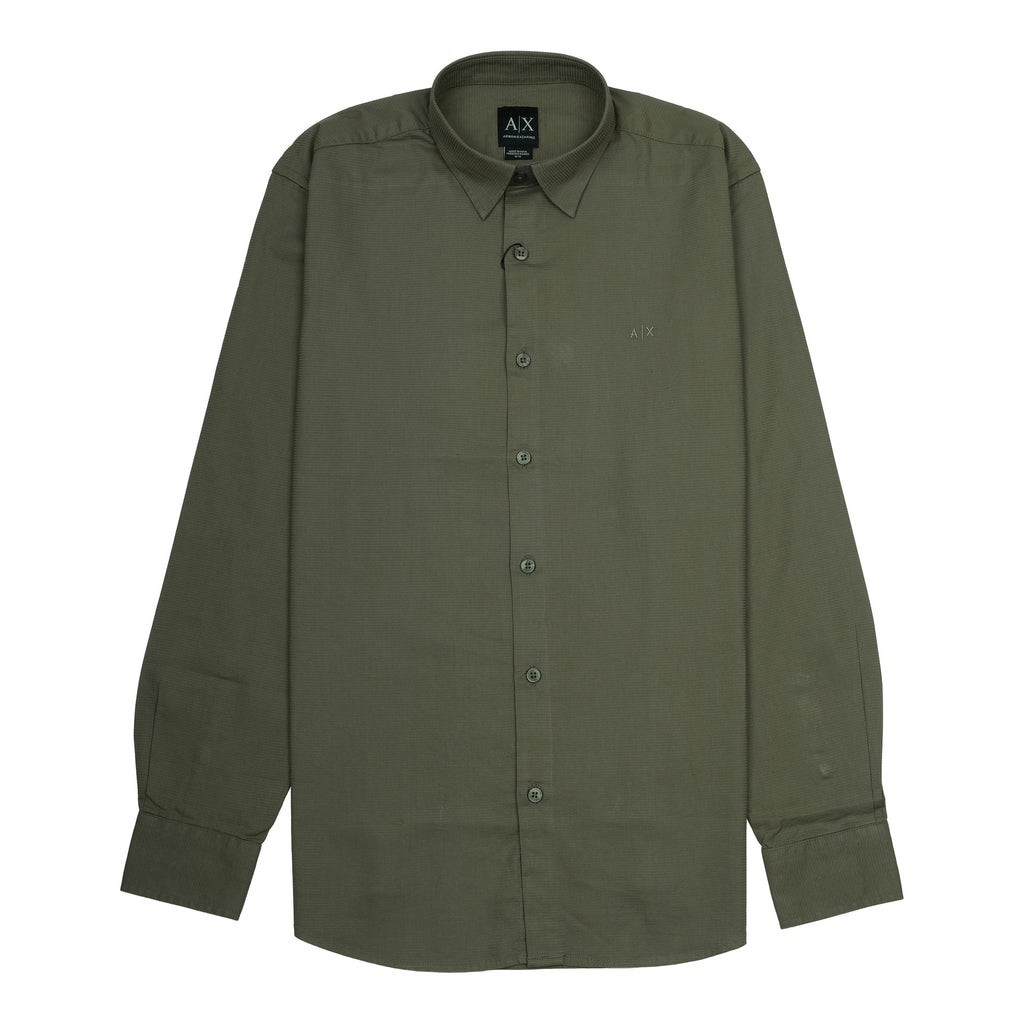 A|X Enchanted Olive Tailored Fit Long Sleeve Shirt