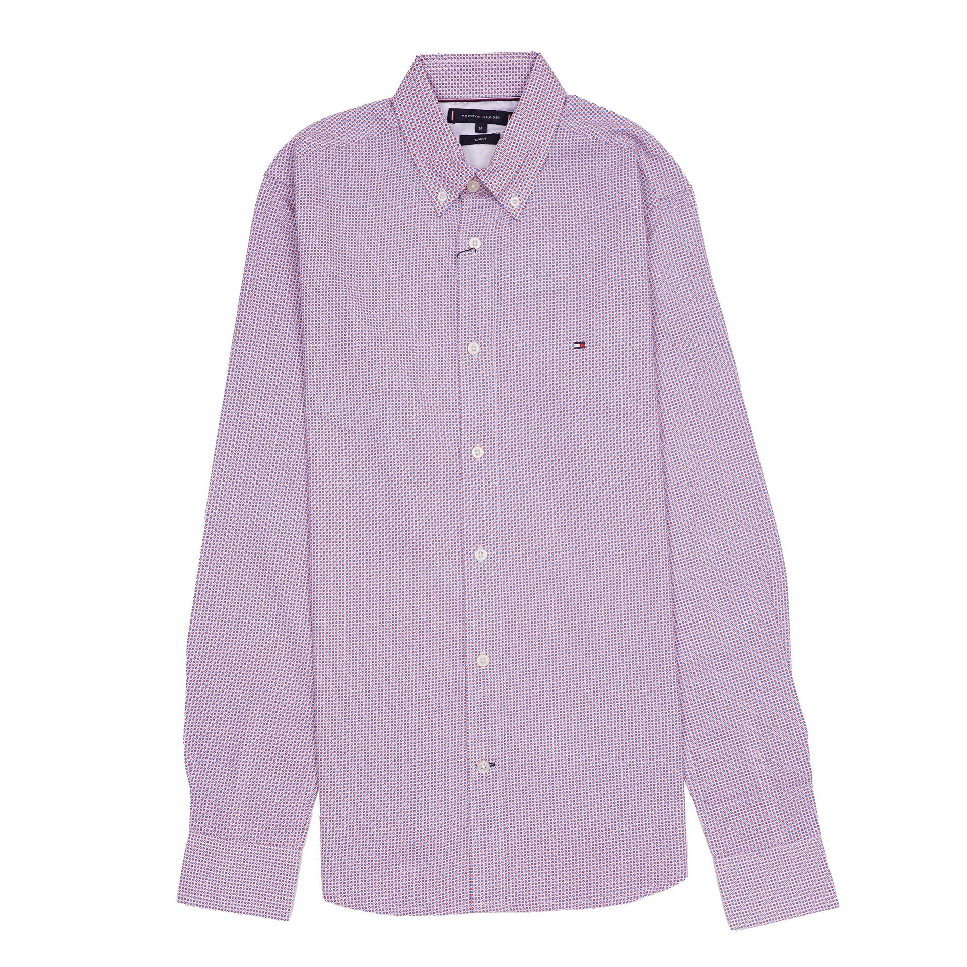 TOMMY HILFIGER Twilight Orchid Tailored Fit Long Sleeve Button-Down Shirt