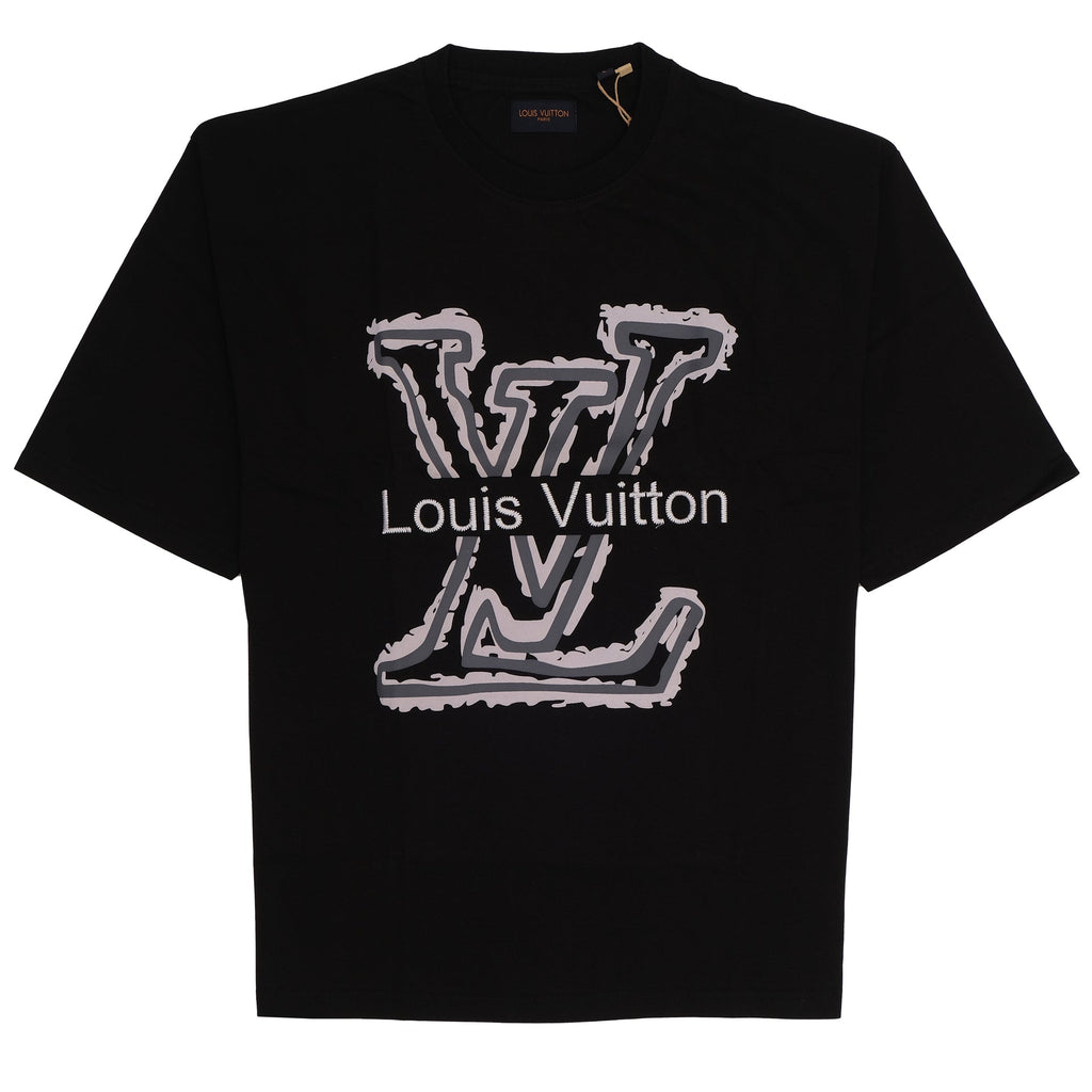 LOUIS VUITTON Onyx Shadow Oversized Graphic Logo Tee