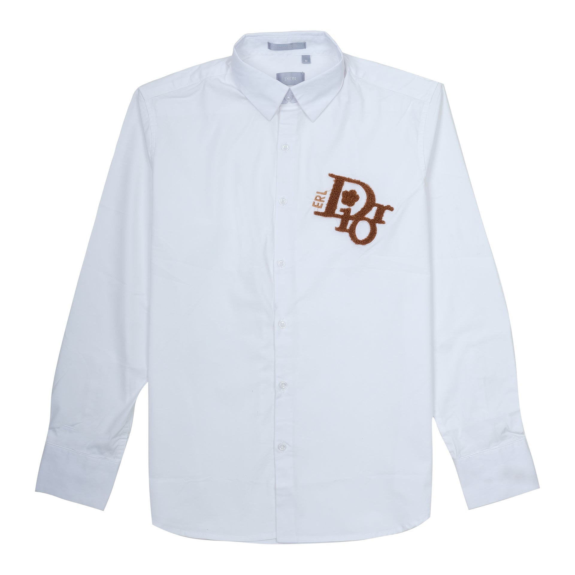 DIOR Frosted Pearl Classic Fit Long Sleeve Shirt