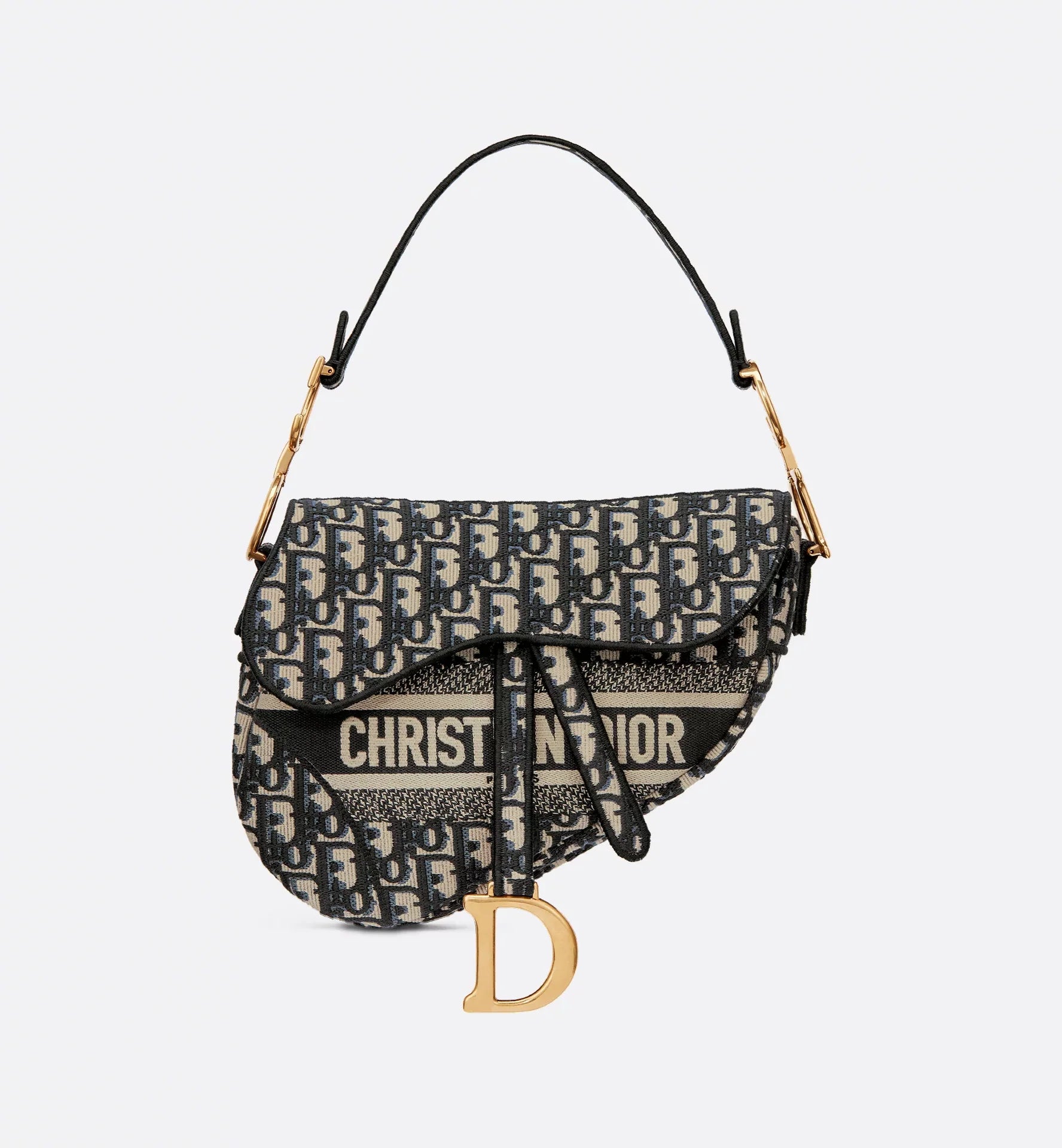 DIOR Celestial Onyx Luxe Monogram Canvas Crossbody Bag