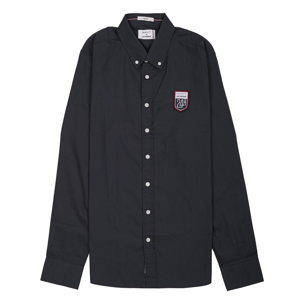 GANT Midnight Onyx Classic Slim Fit Long Sleeve Shirt