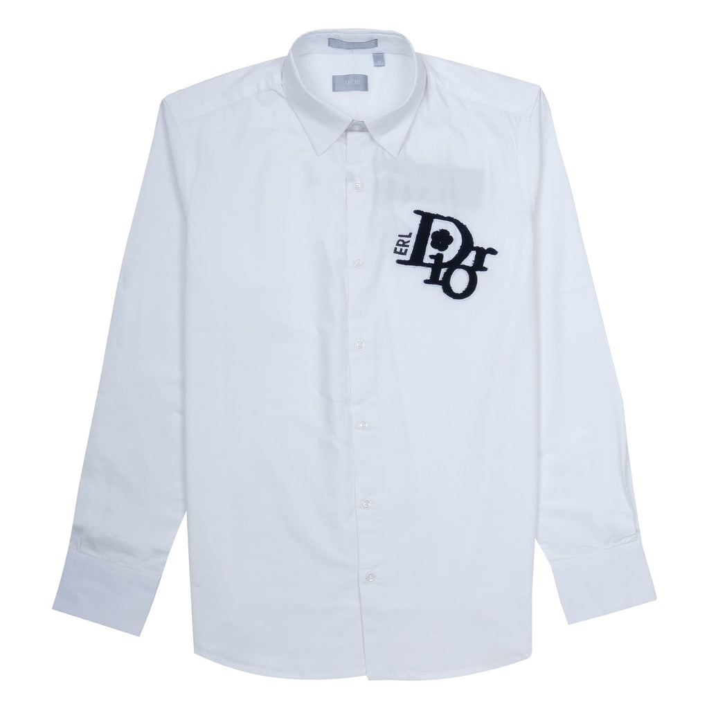 DIOR Frosted Pearl Classic Fit Long Sleeve Shirt