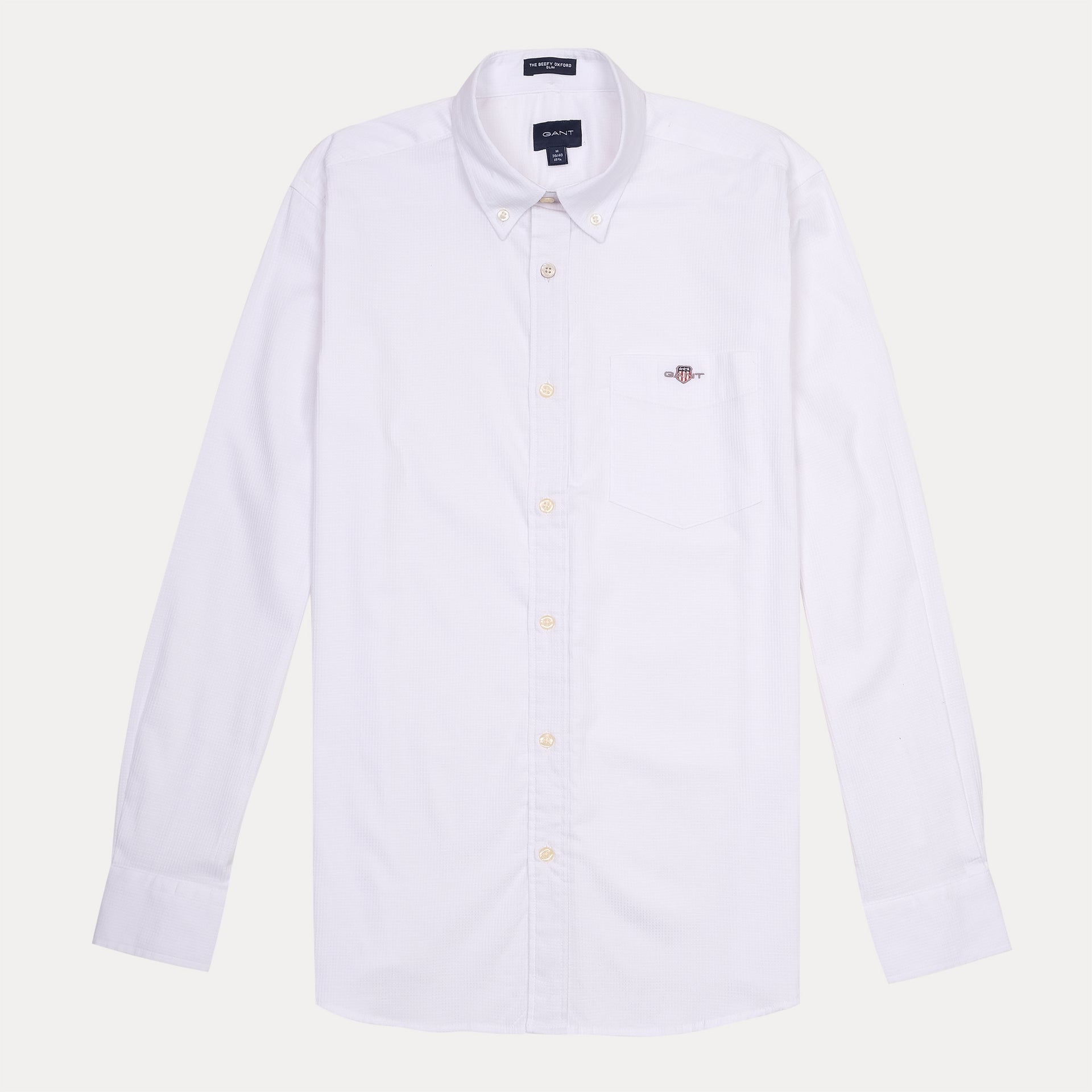 GANT Celestial Pearl Tailored Fit Long Sleeve Oxford Shirt