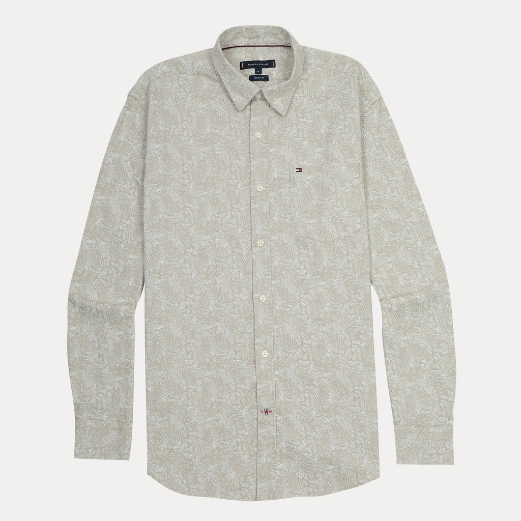Tommy Hilfiger Regular Fit Leaf Print Shirt