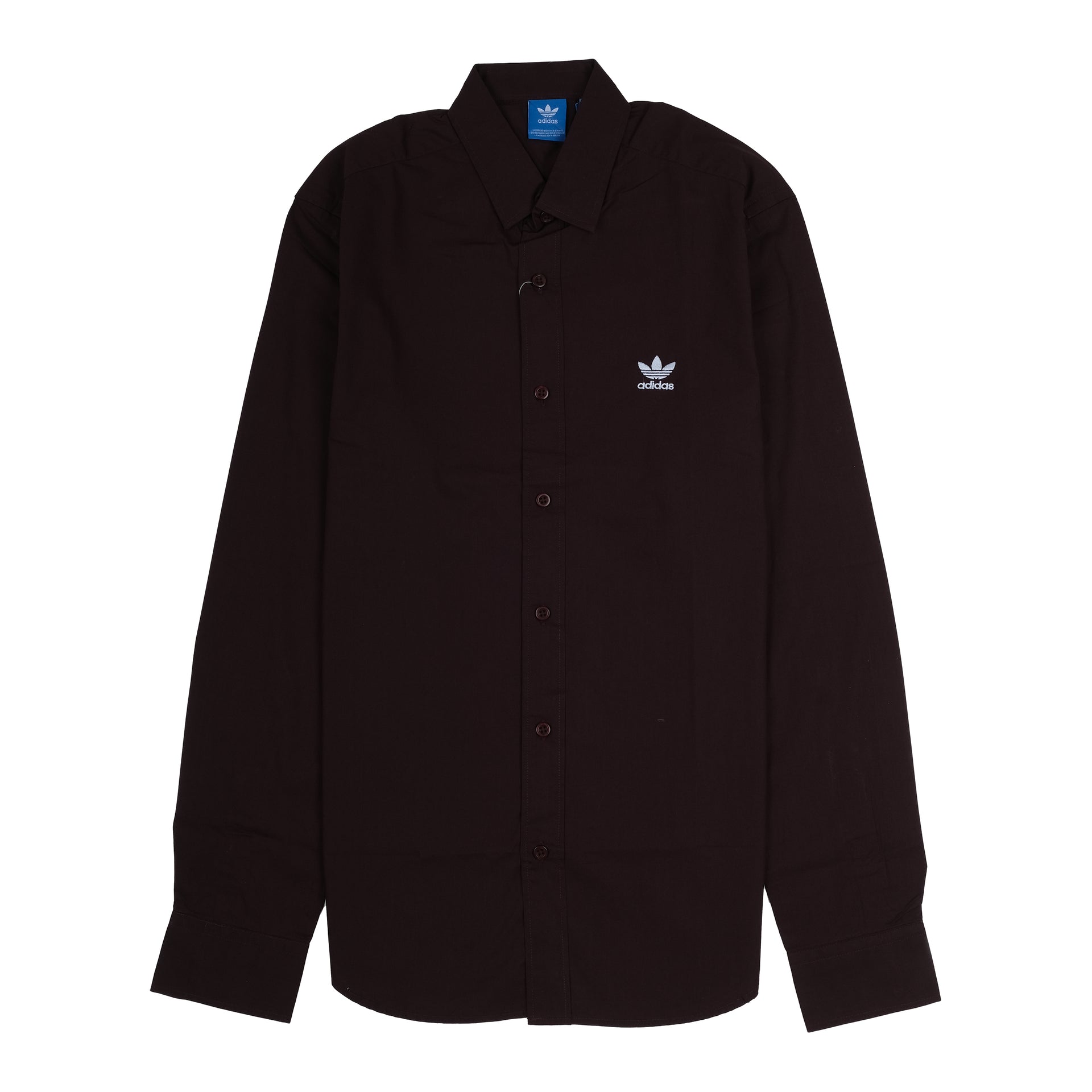 ADIDAS Mocha Noir Classic Fit Long Sleeve Button-Up Shirt