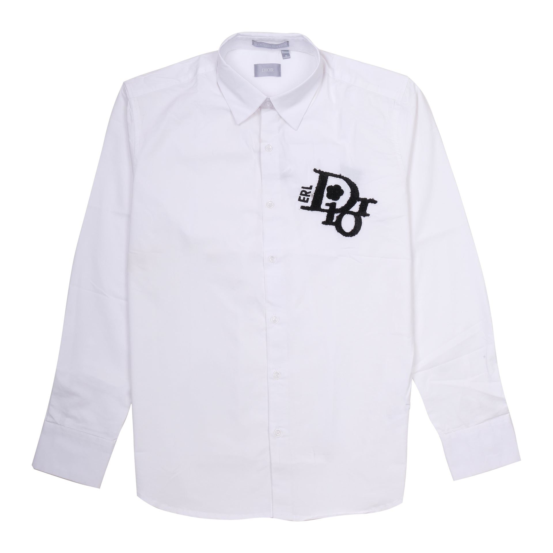 DIOR Frosted Pearl Classic Fit Long Sleeve Shirt