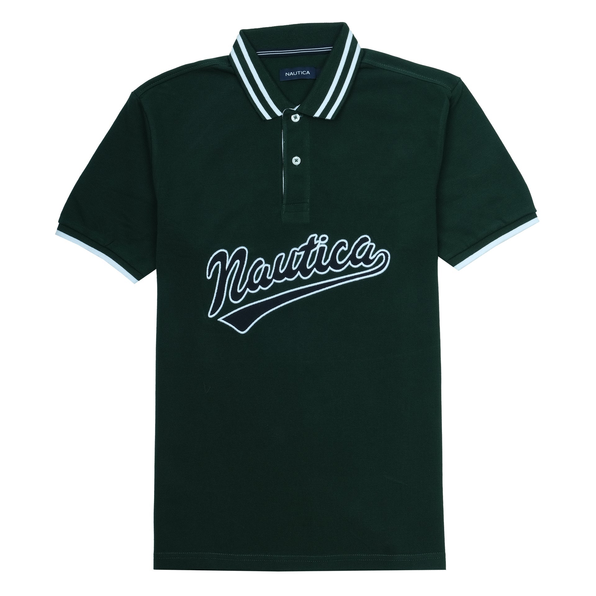 NAUTICA Forest Green Classic Fit Logo Polo Shirt