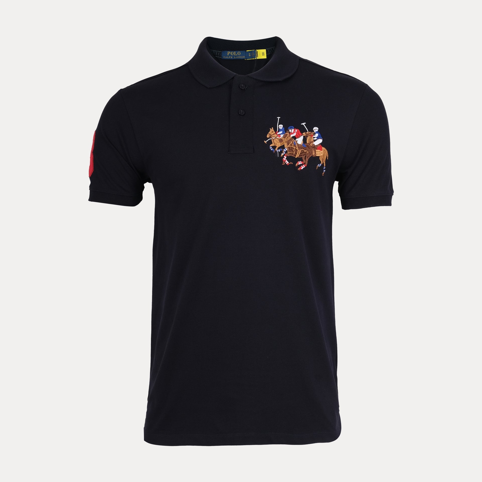 POLO RALPH LAUREN Midnight Sapphire Tailored Fit Embroidered Polo Shirt