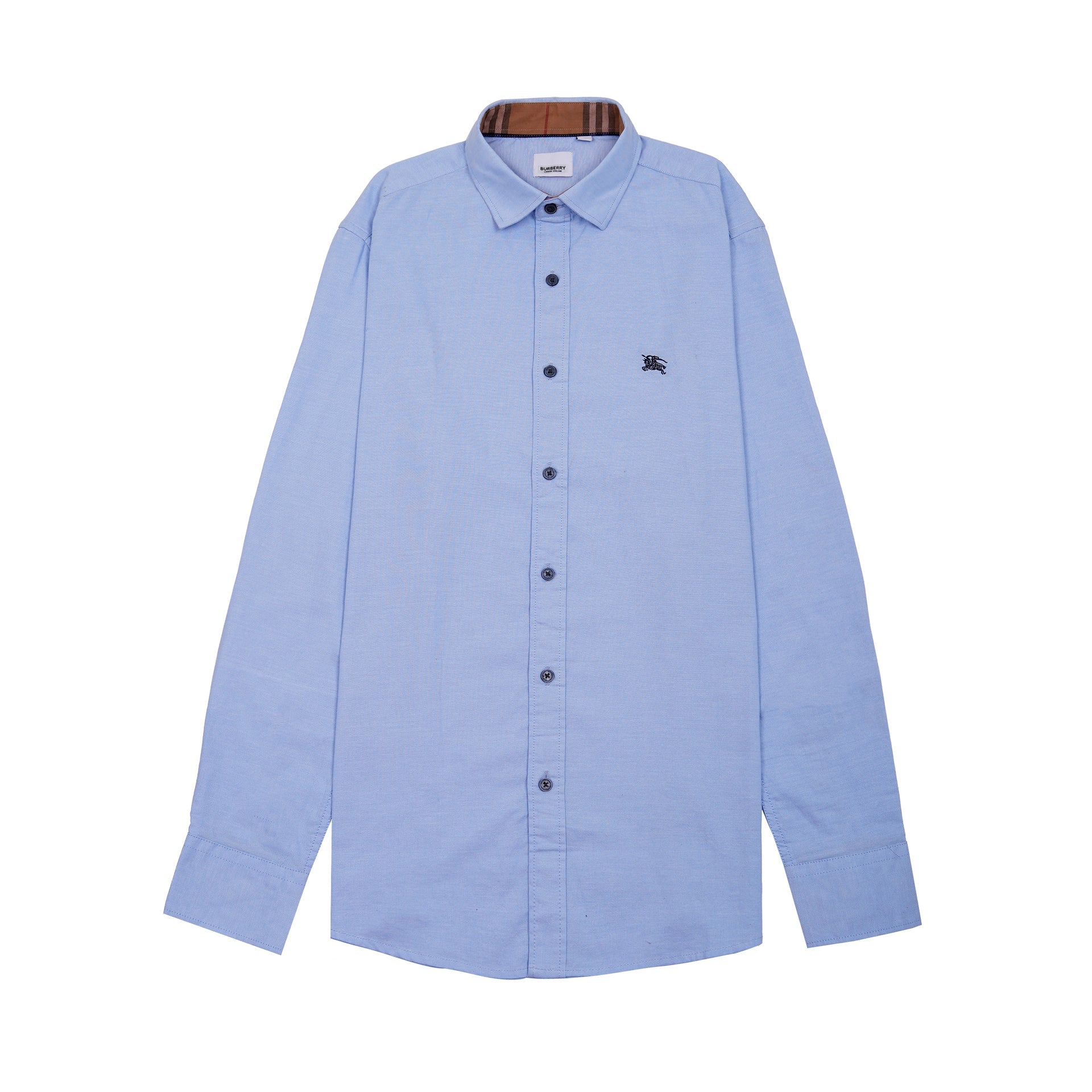 BURBERRY Prismatic Azure Classic Fit Long Sleeve Shirt
