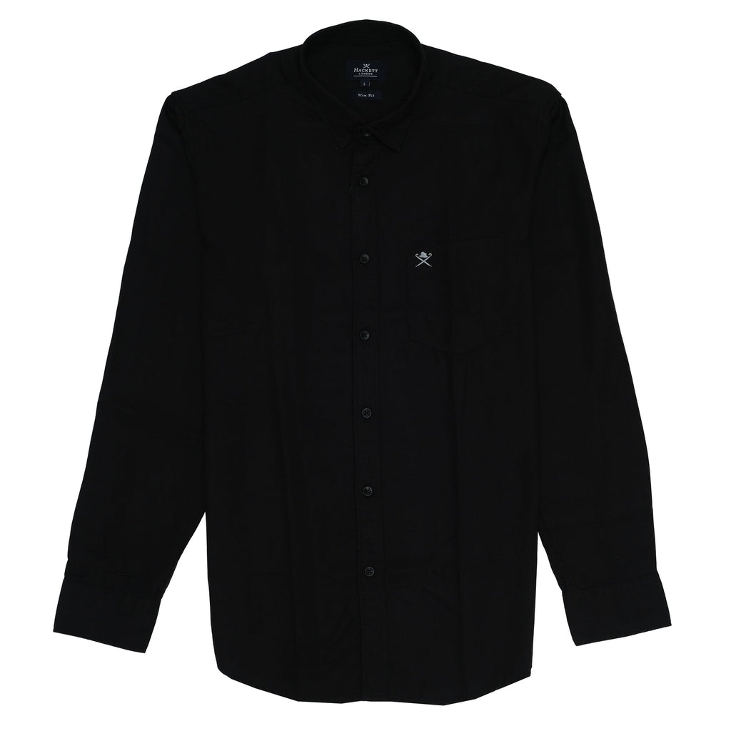 HACKETT LONDON Midnight Noir Slim Fit Long Sleeve Shirt