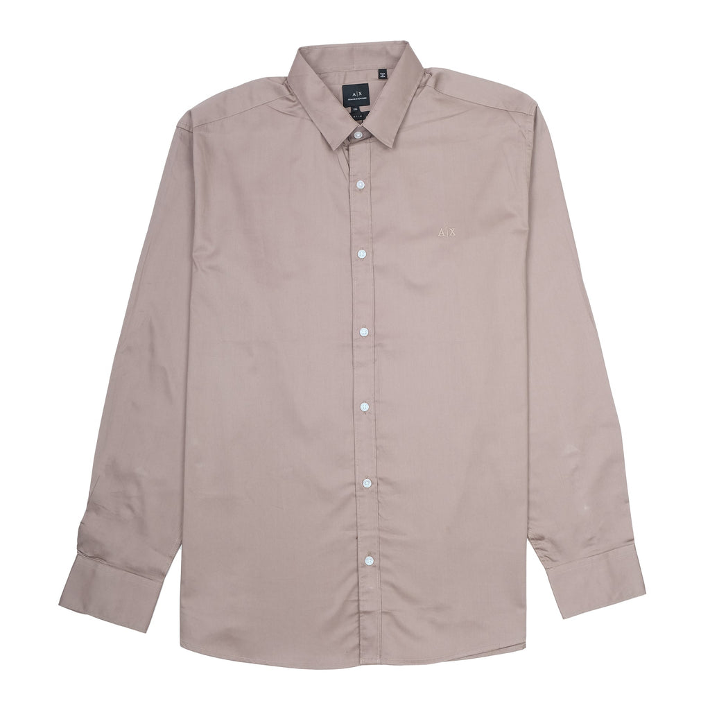 ARMANI EXCHANGE Soft Blush Classic Fit Long Sleeve Shirt