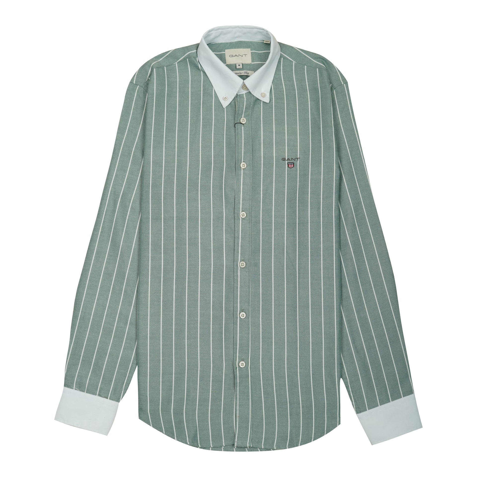 GANT Serene Teal Tailored Fit Long Sleeve Button-Up Shirt