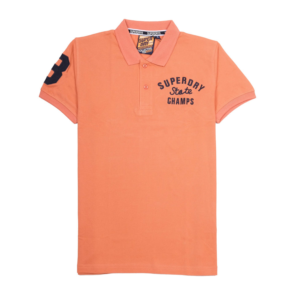 SUPERDRY Radiant Coral Classic Fit Polo Shirt