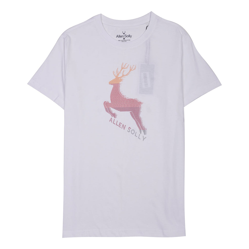 ALLEN SOLLY Celestial Pearl Relaxed Fit Short Sleeve Cotton T-Shirt