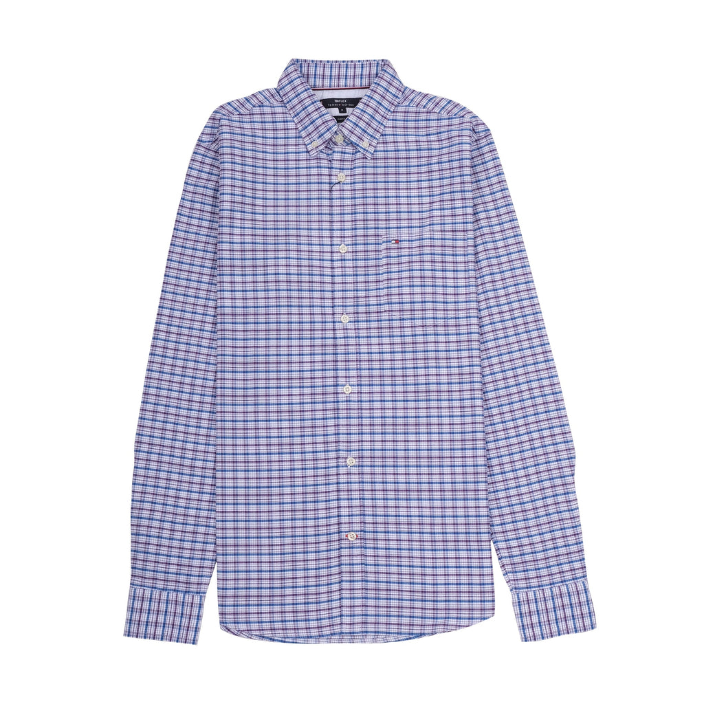 TOMMY HILFIGER Dusk Lavender Classic Fit Long Sleeve Button-Up Shirt