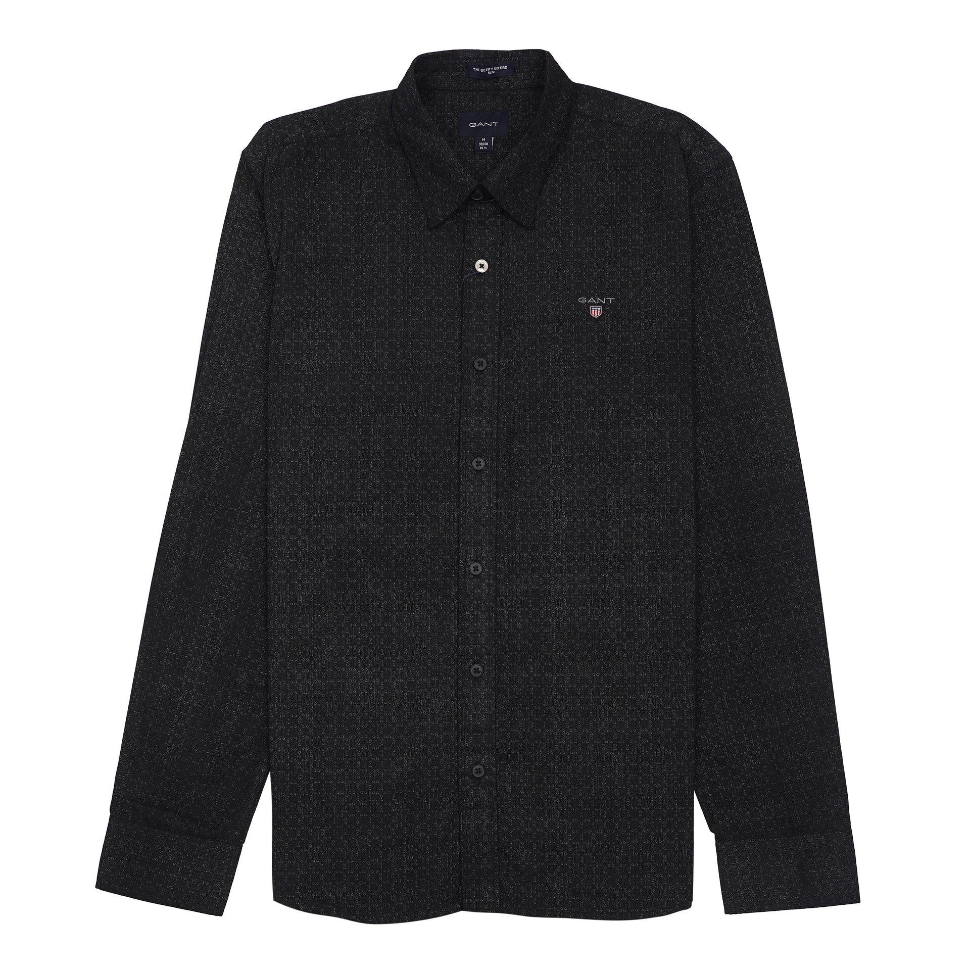 GANT Astral Indigo Tailored Fit Long Sleeve Oxford Shirt