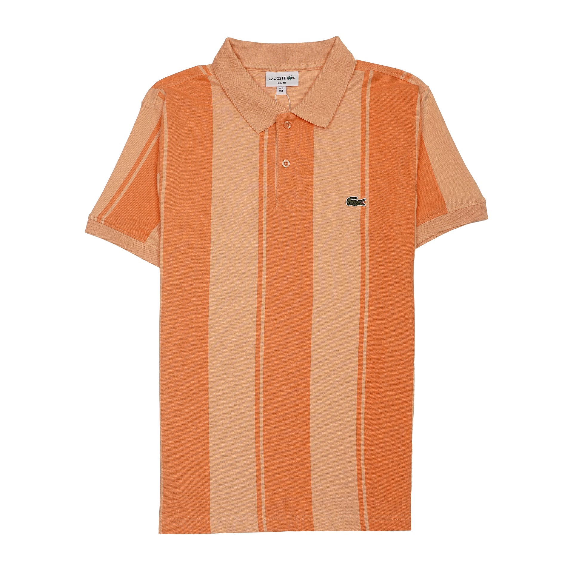 LACOSTE Sunrise Ember Tailored Fit Short Sleeve Piqué Polo Shirt