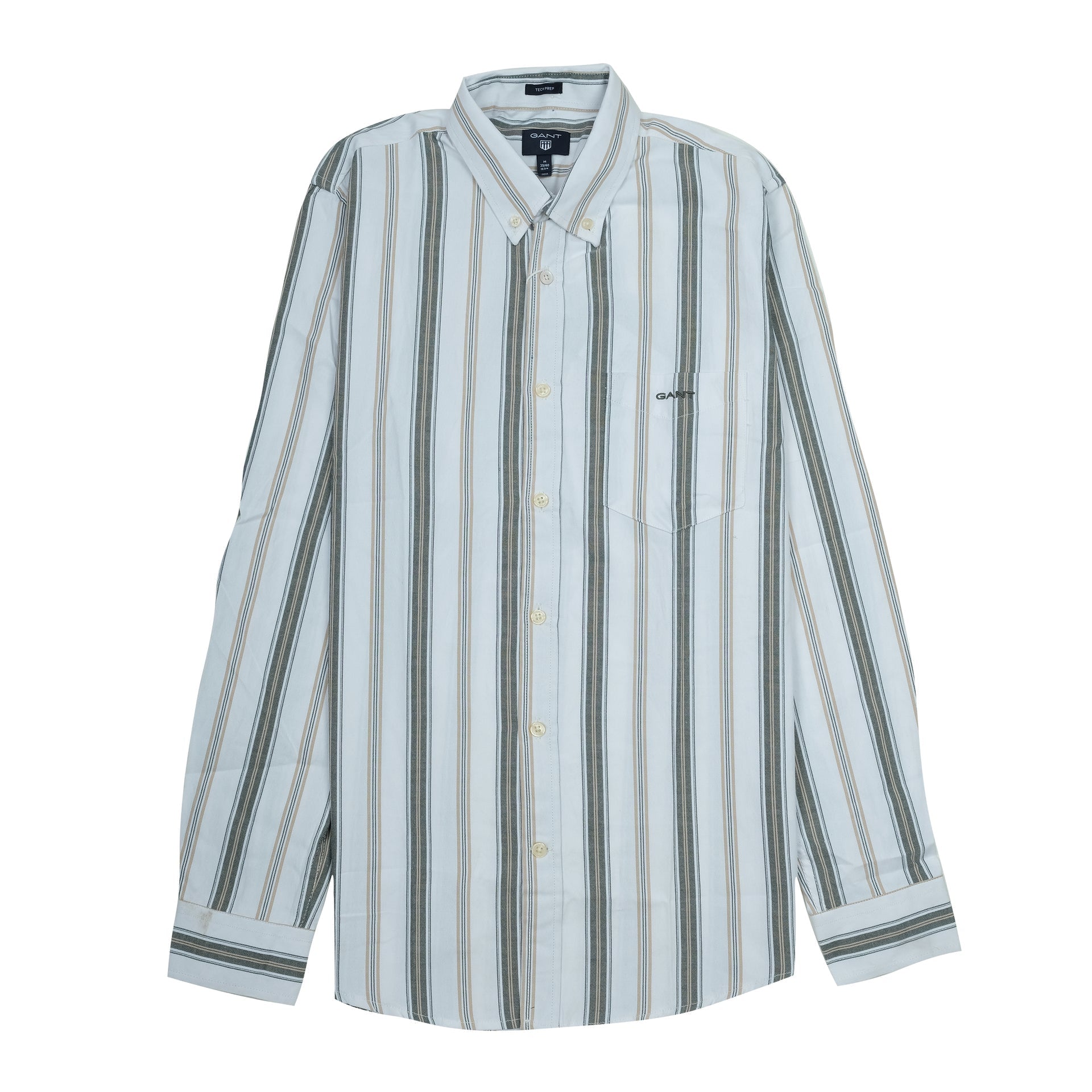 GANT Tranquil Teal Slim Fit Long Sleeve Button-Down Shirt