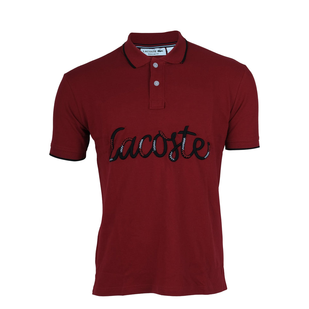 LACOSTE Crimson Velvet Classic Fit Polo Shirt