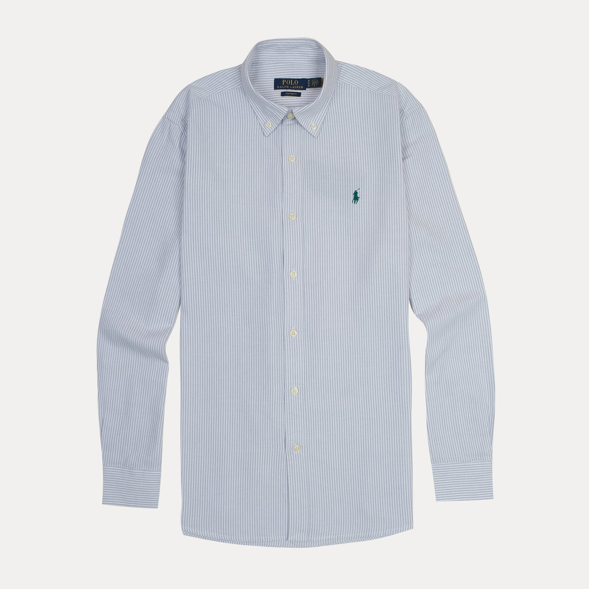 POLO RALPH LAUREN Serene Aqua Tailored Fit Long Sleeve Button-Down Shirt