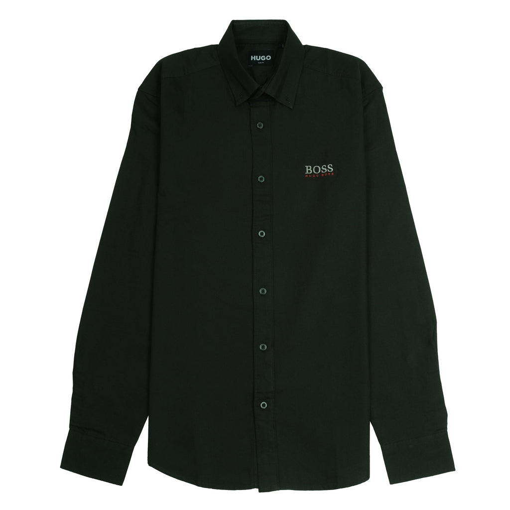HUGO BOSS Enchanted Pine Slim Fit Long Sleeve Shirt