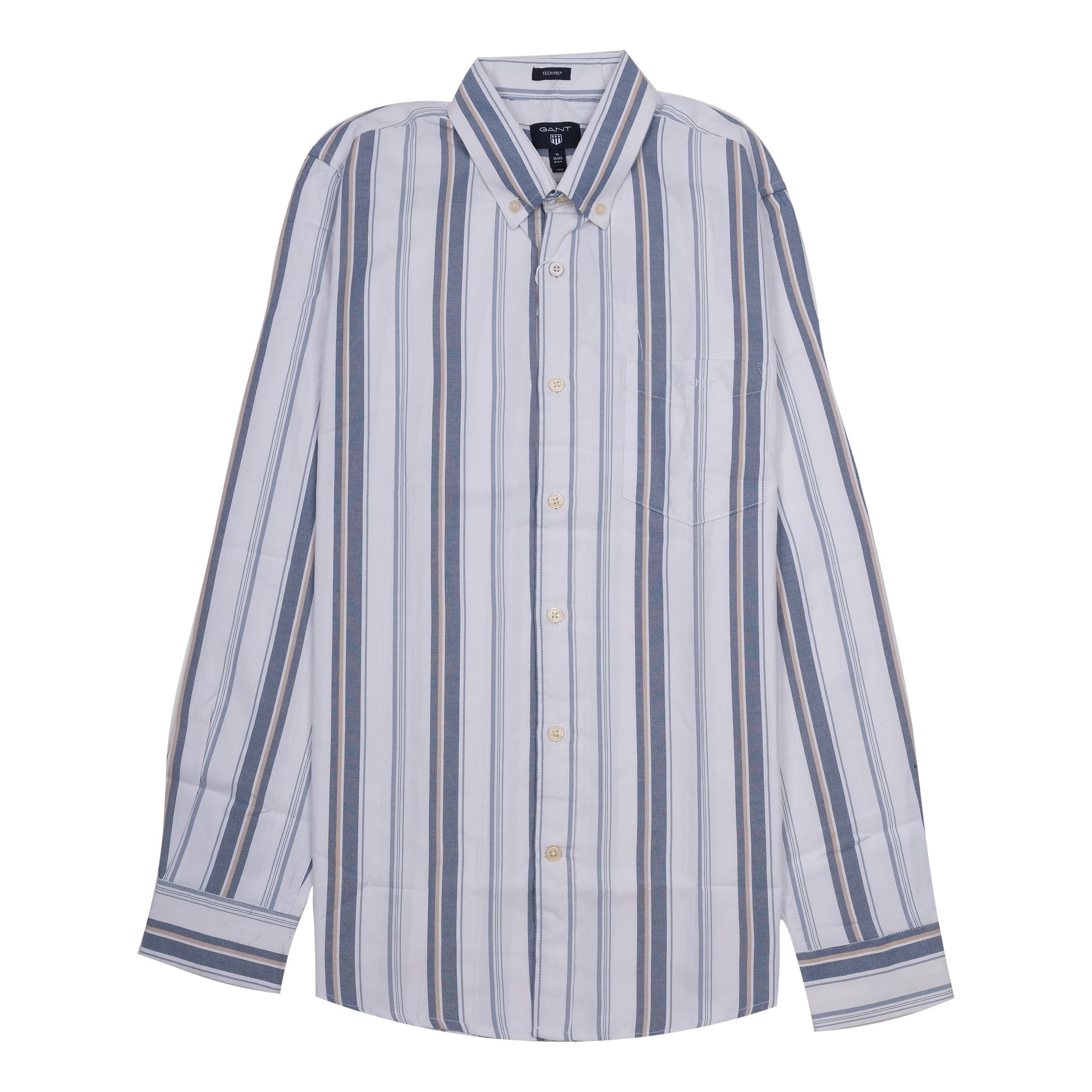 GANT Serene Ocean Slim Fit Long Sleeve Striped Button-Down Shirt