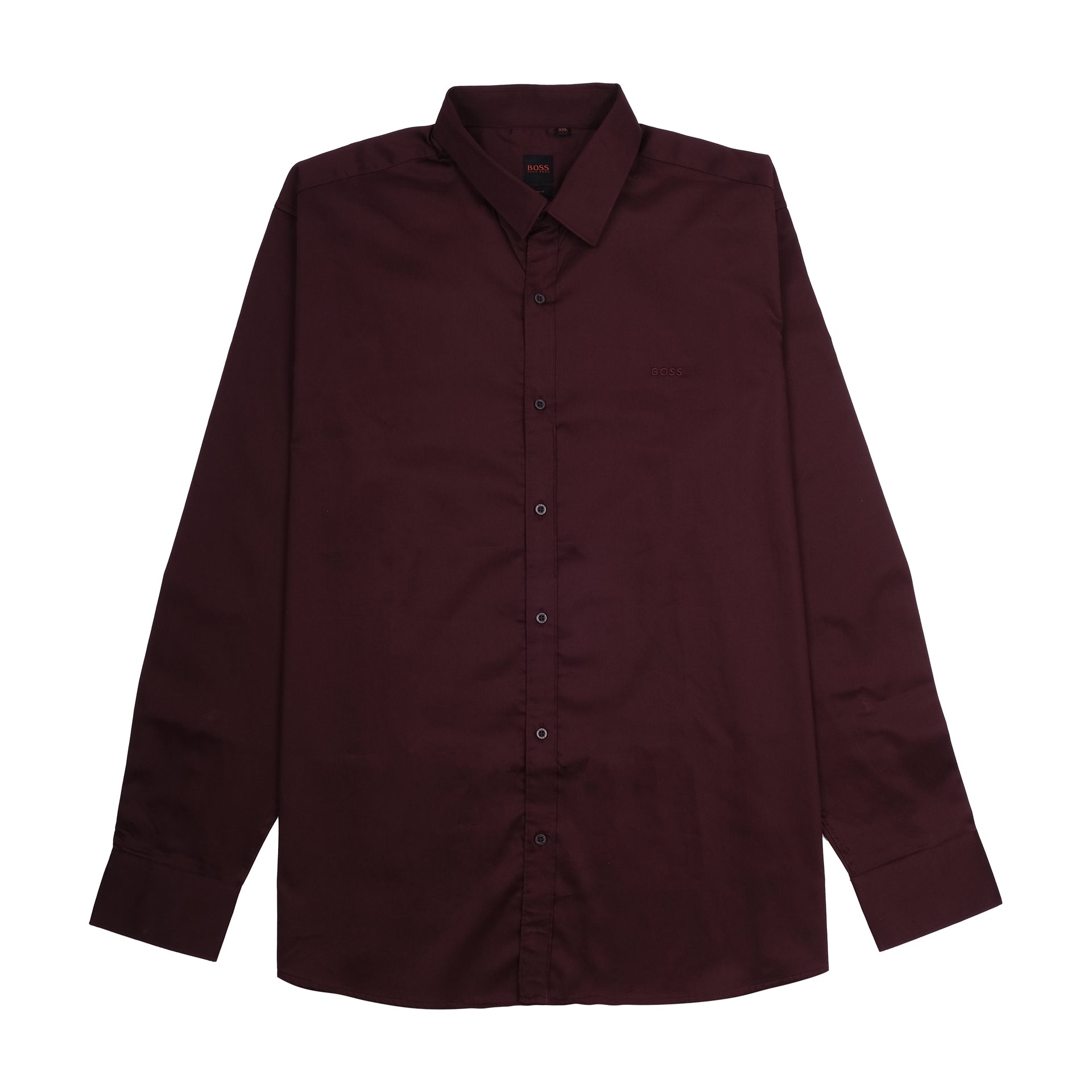 BOSS Crimson Velvet Classic Fit Long Sleeve Shirt