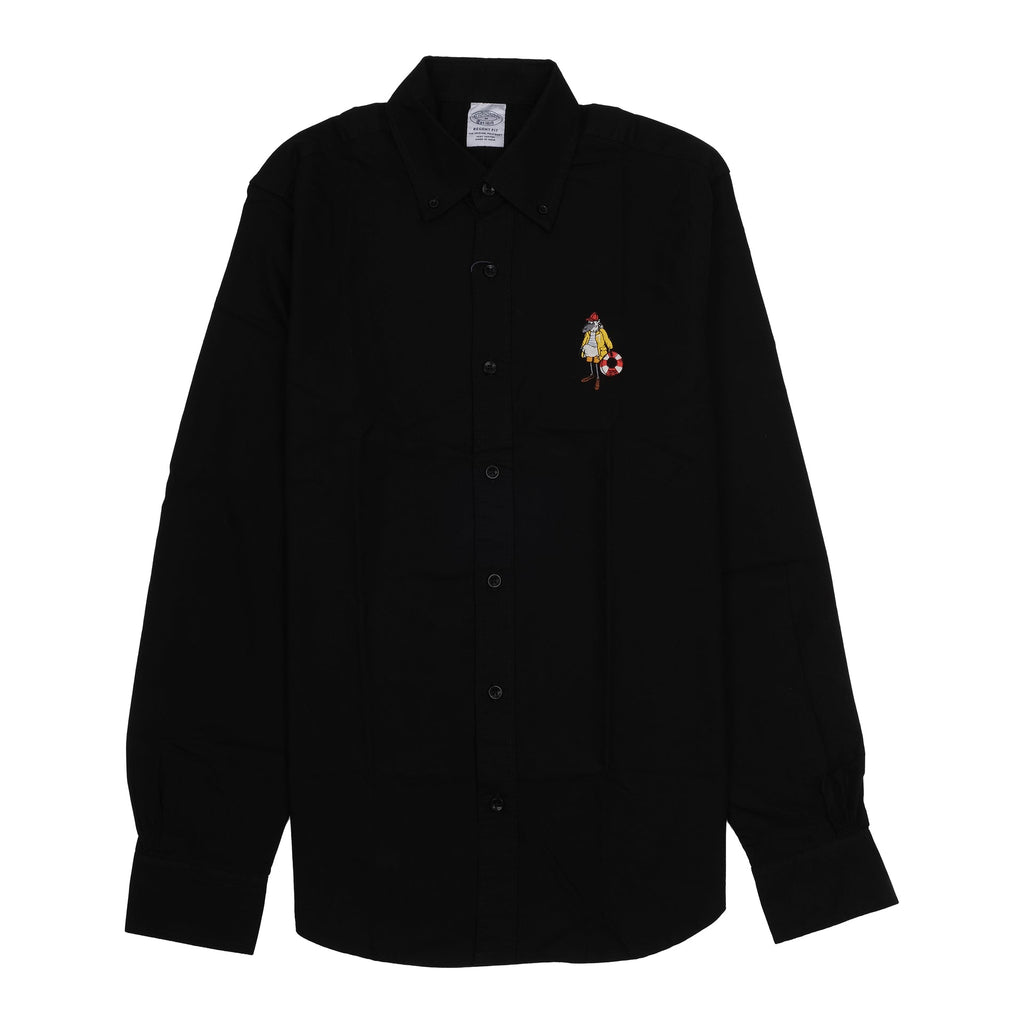 BROOKS BROTHERS Obsidian Ember Slim Fit Long Sleeve Shirt