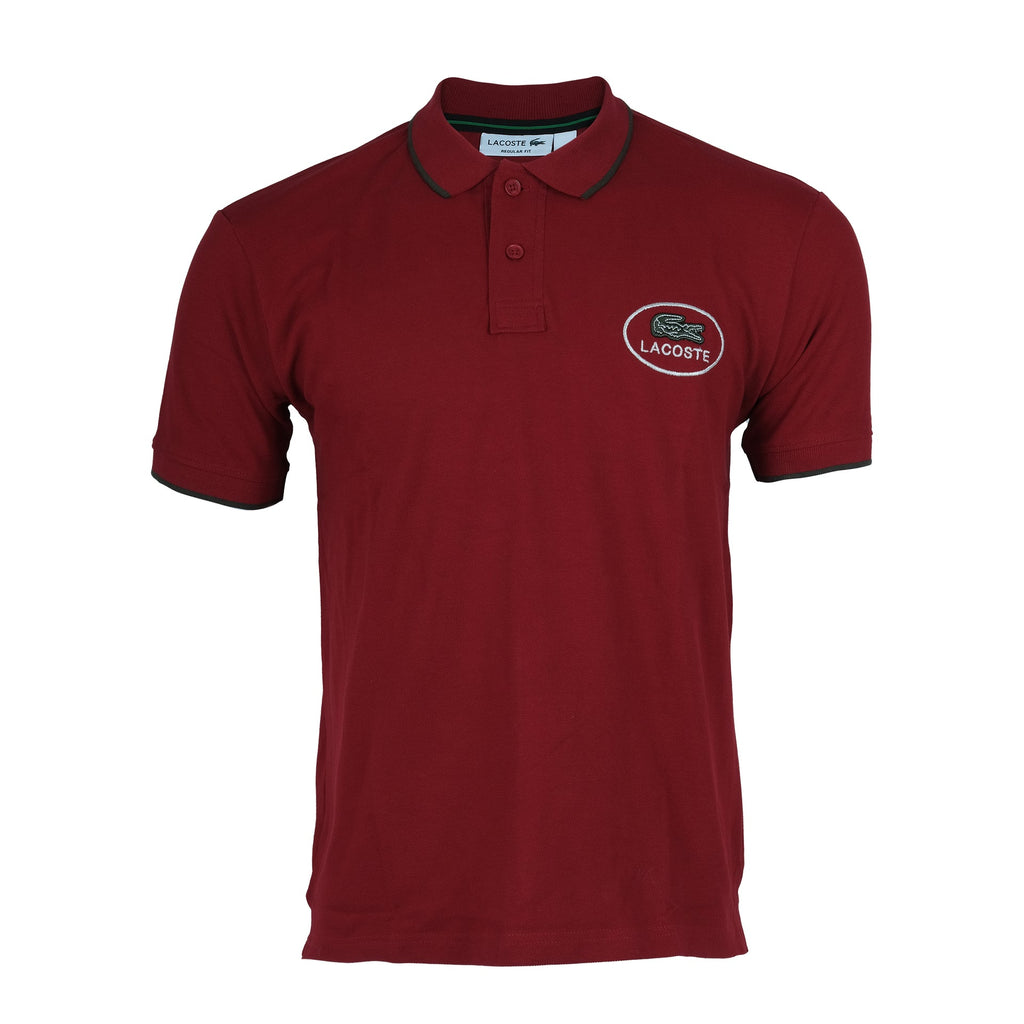 LACOSTE Crimson Velvet Classic Fit Polo Shirt