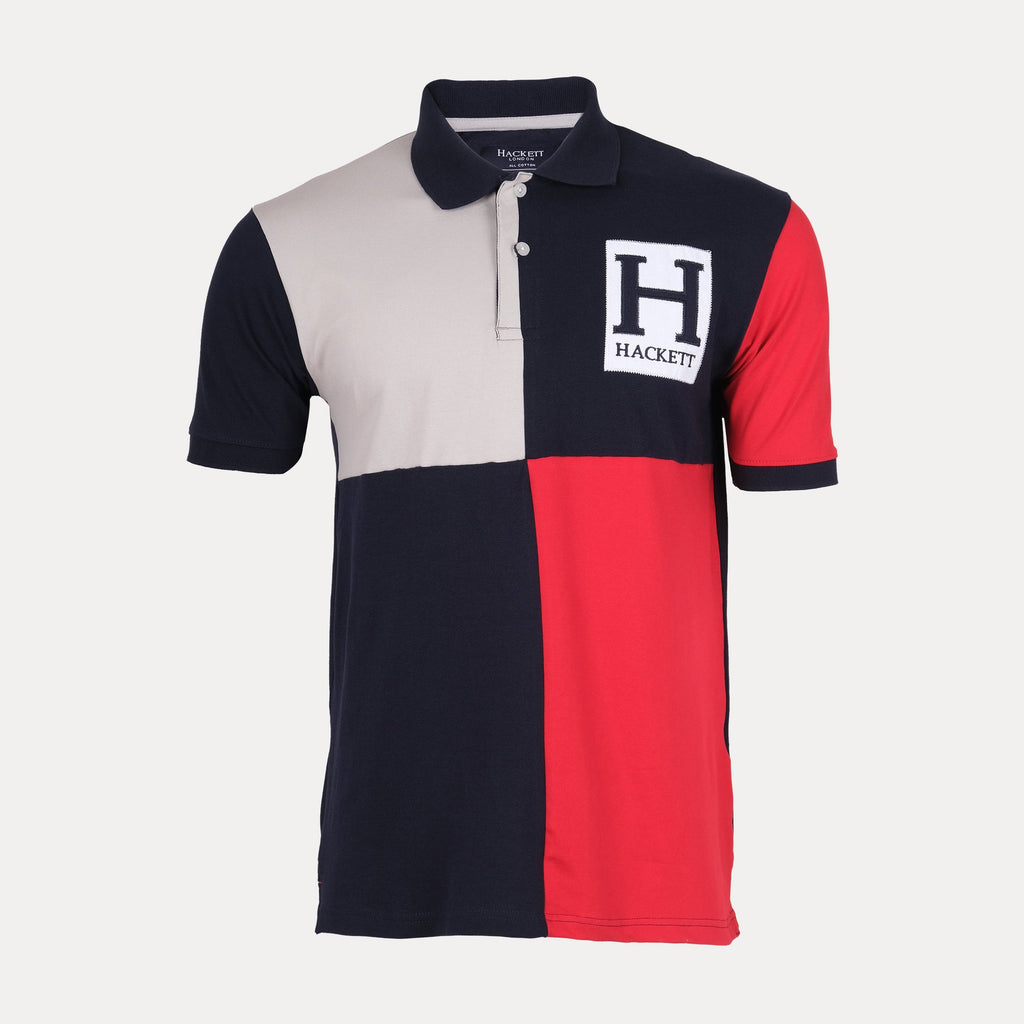 HACKETT Radiant Berry Tailored Fit Short Sleeve Piqué Polo Shirt