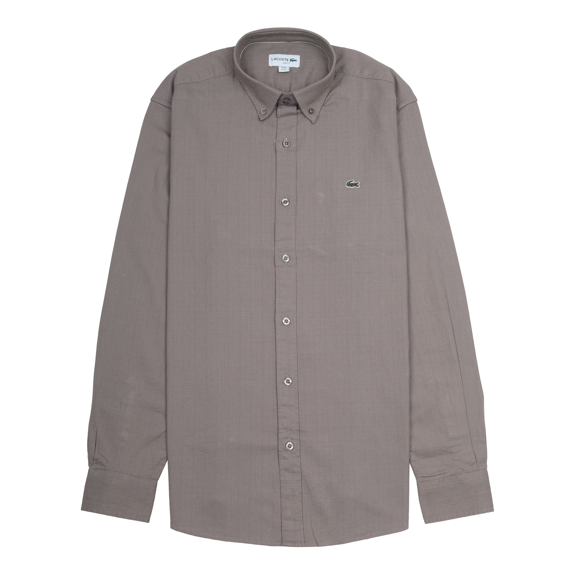 LACOSTE Terracotta Mist Classic Fit Long Sleeve Button-Down Shirt